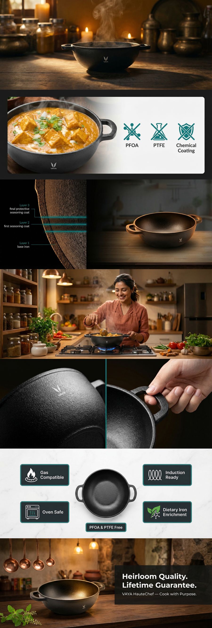 Vaya Cast Iron Cookware